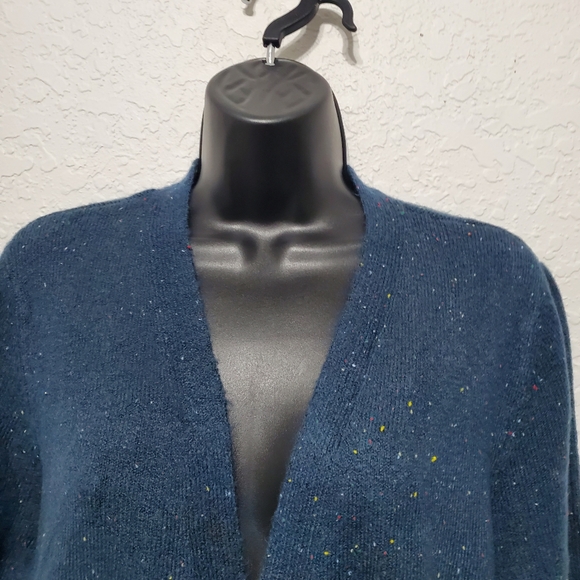 Love Ellie Women's Blue Open Front Cardigan Size Large - Picture 4 of 10